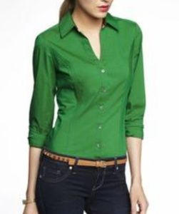 Express Essential shirt Green - XS